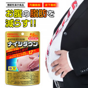 日本製井藤漢方製藥 NICEDOWN減少內臟脂肪皮下脂肪黑姜燃脂輔助劑 30日份