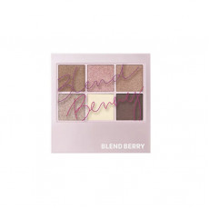 Blend Berry 6色眼影盤 003：大地褐色色調