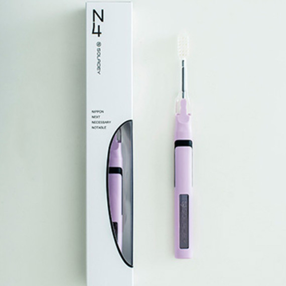 日本製 Soladey N4 TiO2氧化鈦半導體e-負電子導體牙刷 粉色