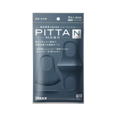 PITTA MASK 高密合可水洗口罩 標準款 3枚入 N海軍藍