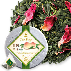 Lupicia 極品白桃煎茶限定茶包罐裝 10個