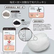 日本製 RODOMIS 海泥 木炭 高濃度碳酸水潤深層潔淨豐盈泡沫 150g