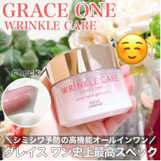 日本製 KOSE Grace One Wrinkle Care 美白抗皺水潤多功能保濕凝霜 100g