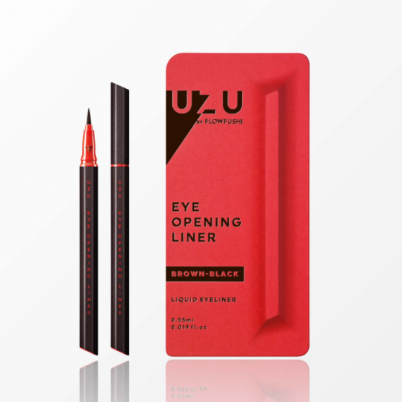 UZU By FLOWFUSH EYE OPENING LINER 八角形彩色眼線液筆 BROWN BLACK