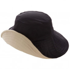  日本UV CUT HAT 可折疊抗UV雙面漁夫帽 黑杏色