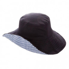 日本UV CUT HAT 可折疊抗UV雙面漁夫帽 藍間